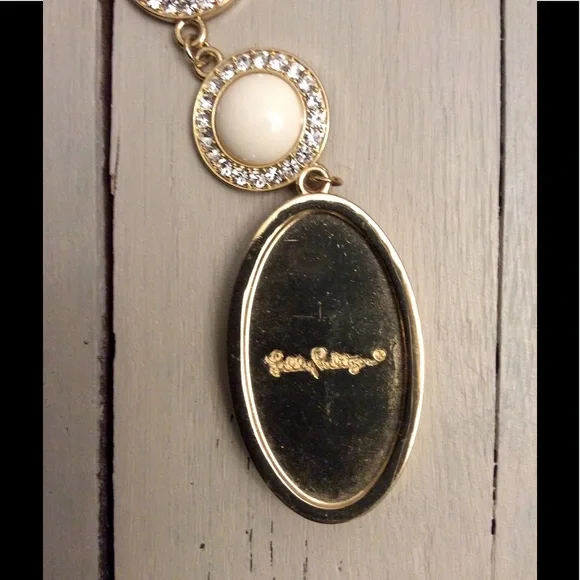 Lilly Pulitzer Gold and Cream Necklace - Picture 6 of 6